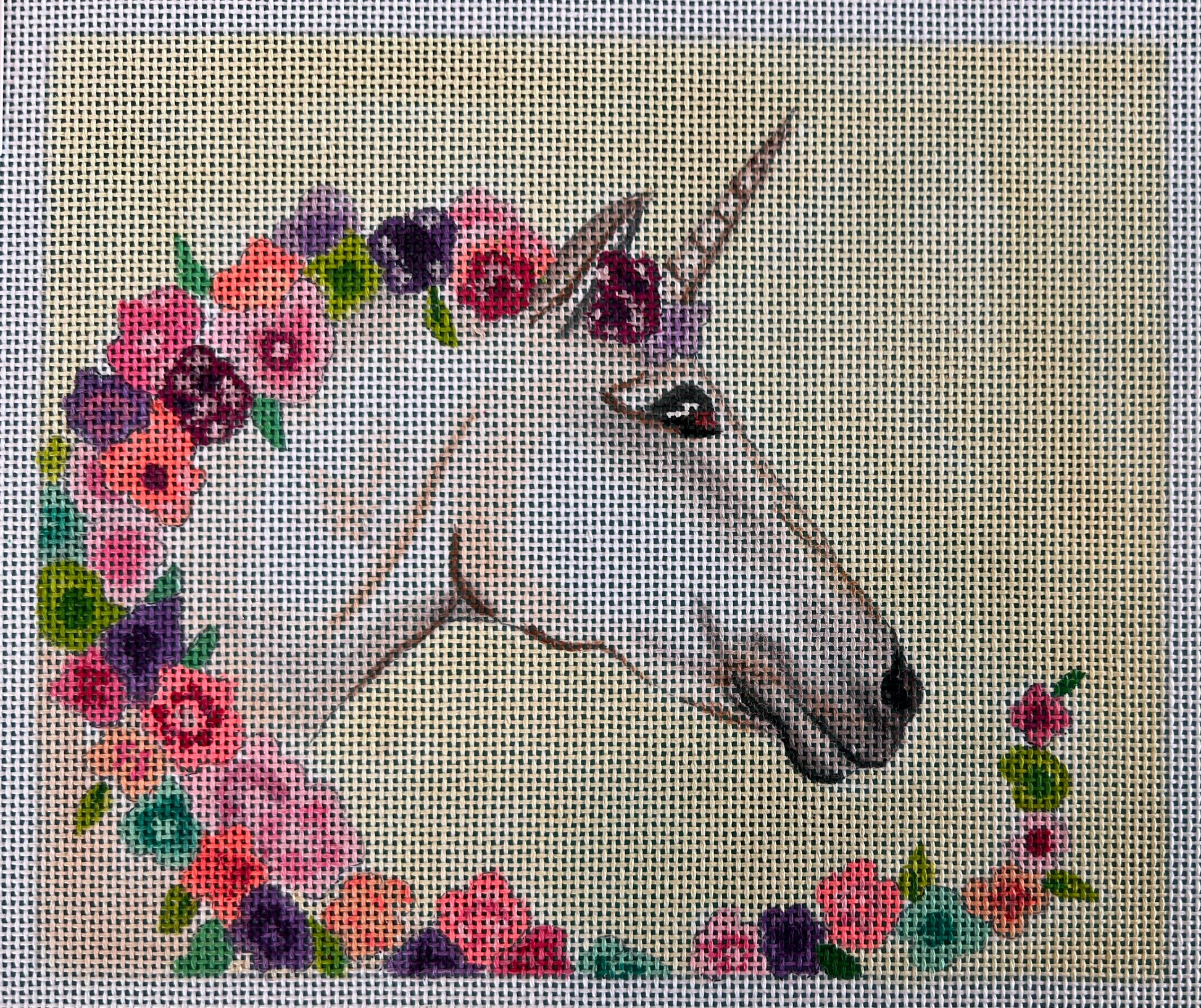 Unicorn Aristeia Needlepoint